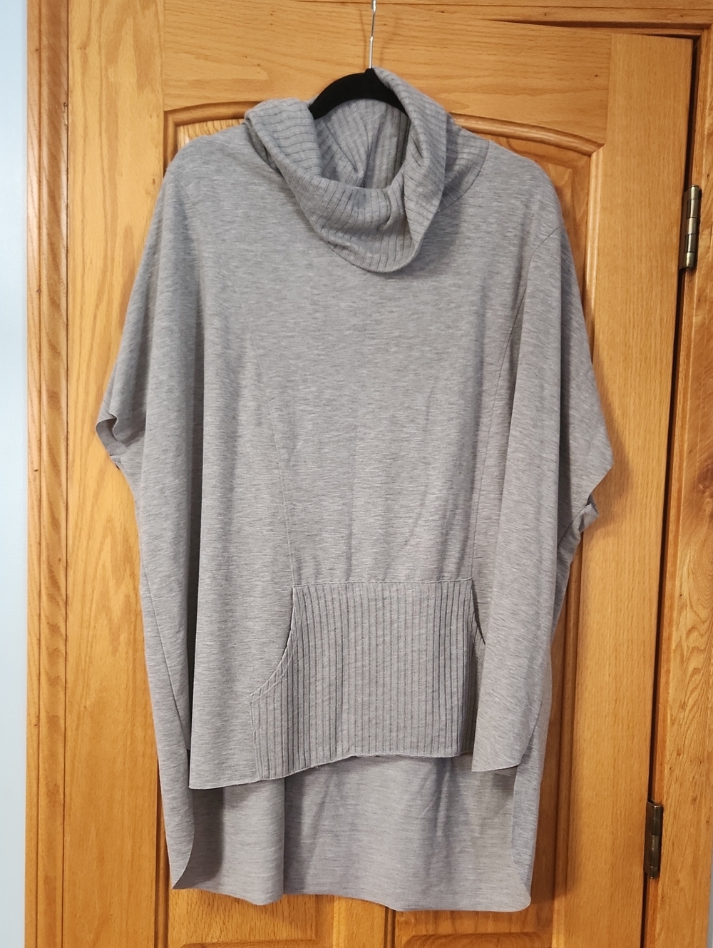 Gray Cowl Neck Women’s Sweater